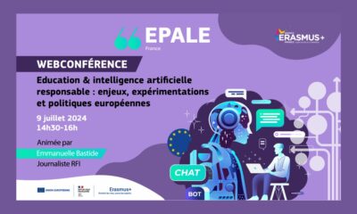 Webconférence Epale : « éducation & intelligence artificielle responsable »