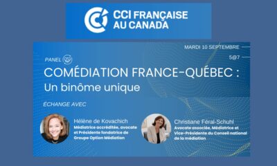 La CCI France Canada organise une réunion d’experts sur la comédiation France-Québec