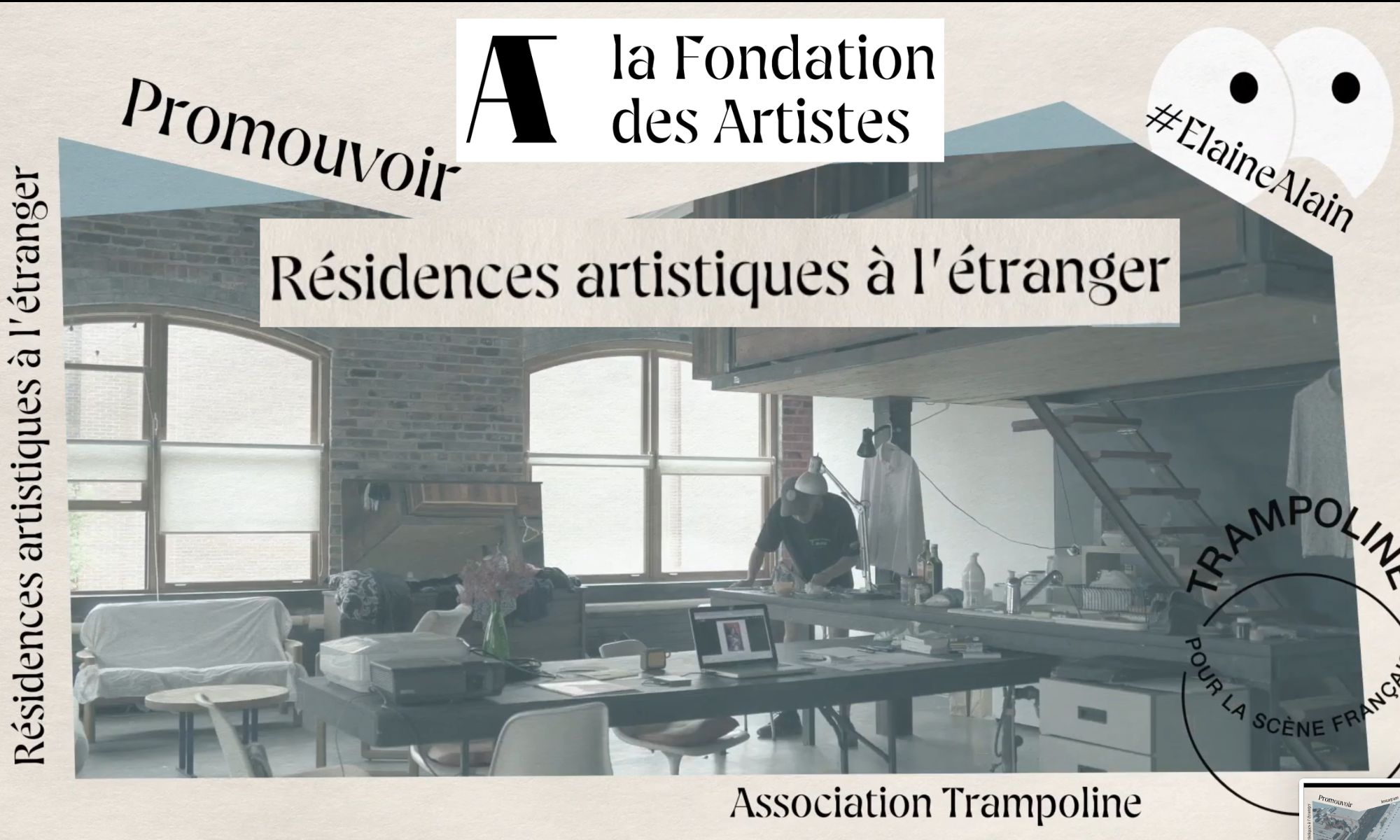 Les résidences à l’étranger de la Fondation des artistes