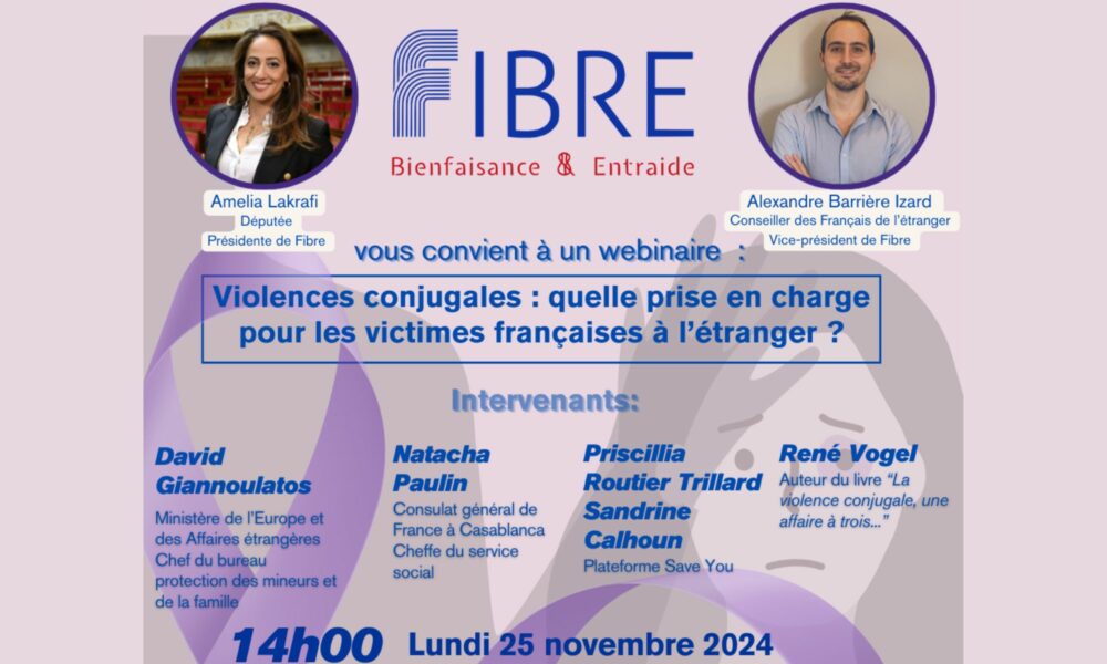 Un webinaire dédié à l’accompagnement des victimes françaises de violences conjugales à l’étranger