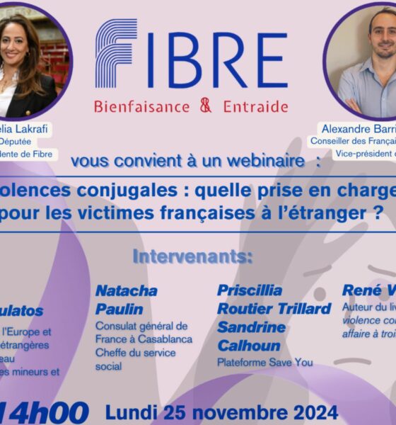 Un webinaire dédié à l’accompagnement des victimes françaises de violences conjugales à l’étranger