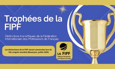 Distinction honorifique de la Fédération internationale des professeurs de français