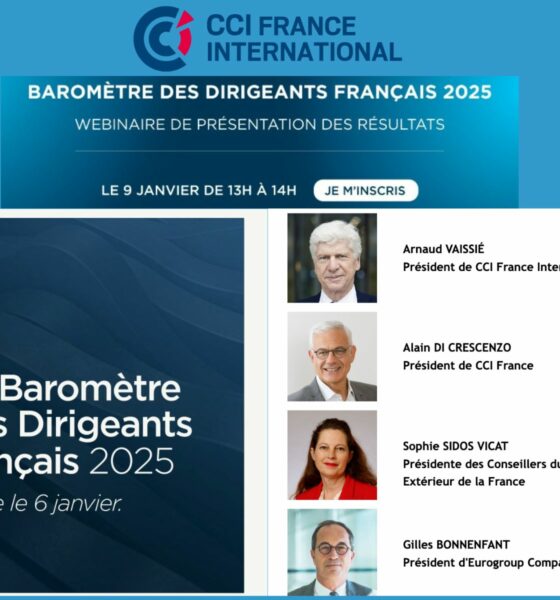 CCIFI : webinaire sur les résultats du baromètre des dirigeants français 2025